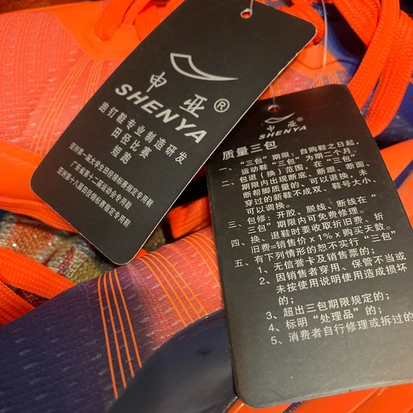 SHENYA FIELD AND TRACK RUNNING SPIKE CLEAT MEN WOMEN KIDS SHOES - Picture 7 of 7